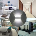 Miniatyrbillede 5 af 5: LED indendørs væglamper - 8W moderne vandtætte væglampe væglampe