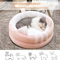 Miniatyrbillede 4 af 5: Petcute kattehule katteseng, vaskbar kattetelt kattekurv til katte og hunde, KLB