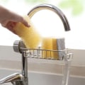 Pikkukuva 3 / 6: Seisova hylly Keittiöhylly Ruostumaton teräs Hana teline Rag Drain teline Kotitalous KLB