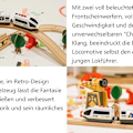 Miniatyrbillede 7 af 8: Batteridrevet tog (magnetisk forbindelse) - Kraftig motor højhastighedstog KLB