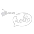 Miniatyrbild 1 av 8: Neonljus, USB-driven, batteridriven, Hello LED-neonskylt KLB