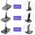 Miniatyrbillede 2 af 5: 21,6V 2A 2200mAh erstatningsbatteri til Dyson V7, Li-ion batteri Dyson V7 KLB