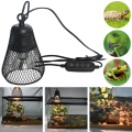 Miniatyrbilde 1 av 6: 50W Reptil Pet Terrarium Brooder Varmelys UVA UVB Dimbar Varmelampe for KLB