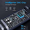 Miniatyrbillede 8 af 8: USB C til 3,5 mm jacks hovedtelefonadapter og oplader - 2 hovedtelefoner
