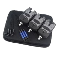 Pikkukuva 1 / 5: Tackle Fishing Bite Alarm ja LED Swinger Set Sininen LED-valo Kalastus