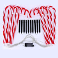 Miniatyrbillede 4 af 6: LED-fe lys julebelyste slikkepind lys dekoration KLB