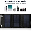 Miniatyrbild 4 av 5: 8W hopfällbar solcellsladdare utomhus vattentät solpanel polykristallin solpanel med 5V USB-portar för iPhone iPad Samsung Galaxy etc KLB