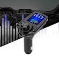 Miniatyrbillede 5 af 8: Bil FM-sender, Bluetooth MP3-afspiller, håndfri opkald KLB