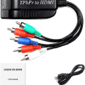 Miniatyrbilde 7 av 7: 1080P HDMI til komponentkonverter skalerer, HDMI-inngang til YPbPr konverterer HDMI til