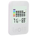 Miniatyrbillede 2 af 8: Touch Screen Termohygrometer Elektronisk Digital Vægmonteret KLB