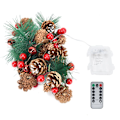 Miniatyrbillede 1 af 8: 2m lange lyskæder, 20 LED'er, 8 lystilstande, varmt lys, batteri KLB