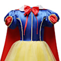 Pikkukuva 4 / 4: Lumikki-prinsessamekko, tytön viitta, Halloween-syntymäpäiväjuhlat, karnevaaliasu 2-3years