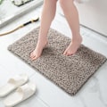 Pikkukuva 1 / 5: Laavakivituhkan pituinen villainen kylpymatto, liukumaton kylpymatto, imukykyinen kylpymatto, 40 × 60 cm [paksunnettu villan korkeus 3 cm] nopeasti kuivuva kylpymatto,