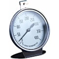 Miniatyrbillede 1 af 5: Stort urskiveovntermometer med sort display, specielt målemadlavningstermometer