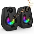 Miniatyrbillede 1 af 8: Computerhøjttalere, stereo 2.0 USB-multimediehøjttalere med