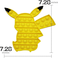 Miniatyrbild 7 av 8: Pikachu - Pop Fidget-leksak för barn och vuxna - Stressavlastande Fidget - KLB