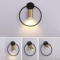 Miniatyrbillede 4 af 4: Indendørs væglampe, LED væglampe i guld til soveværelse, trappe, korridor KLB