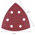Miniatyrbillede 3 af 5: 80 stk. Sanding Triangle 60/80/120/240 Grit Sandpapir til Slibning og Polering KLB