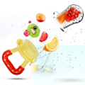 Miniatyrbillede 2 af 8: Voarge sut (3 stk.), frugtsutter Sweetie mad silikone KLB