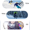 Miniatyrbillede 6 af 6: Ski Sne Handsker Vinter Koldt Vejr Vindtæt Varme Snowboard Spo Sort KLB