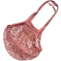 Miniatyrbild 1 av 5: Mesh Net Bag med återanvändbar expanderbar lång axelremsväska för förvaring av strandleksaker