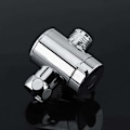 Miniatyrbillede 5 af 5: 3-vejs bruseafgreningsventil G1/2in multifunktionsvandseparatoradapter brusetilbehør brusehoved udskiftningsdel til badeværelse KLB