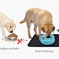 Miniatyrbillede 3 af 5: Joytale skål måtte til hunde og katte, silikone skridsikker hundeskål måtte KLB