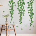 Miniatyrbillede 2 af 6: Hængende Vinranke Vægstickers Evergreen Ivy Blade Vægstickers Soveværelse