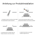 Miniatyrbillede 6 af 7: LED indbygget spotlight LED spotlight dæmpbar 9 W badeværelse indbygget spotlight