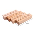 Miniatyrbillede 4 af 5: Pixnor pædagogisk trælegetøj Montessori cylinder stik tidlig udvikling