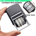 Miniatyrbillede 3 af 5: Enkel Automatisk Forretnings Stempel Dato Stempel Digital Form8