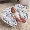 Miniatyrbillede 4 af 5: Amning, flaskmatning, baby support | med marinblå fjäderblad KLB