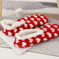 Miniatyrbillede 3 af 5: Dame Tøffel Sokker Varme Fluffy Fleece Foret Kærlighed KLB