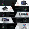 Miniatyrbillede 3 af 3: Onikuma K10 kablet gaming headset til PC/PS4/Xbox sort