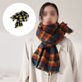 Miniatyrbilde 4 av 5: Whisperwool skjerf for kvinner. Sirklet i gult