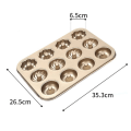Miniatyrbilde 2 av 5: Donutformet kakeform Non-Stick Ring Donut Bakeware for Style 3 KLB
