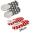 Miniatyrbillede 2 af 5: Dame Tøffel Sokker Varme Fluffy Fleece Foret Kærlighed KLB