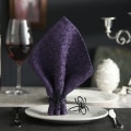 Miniatyrbillede 5 af 5: Spider Halloween Servietringe Metal Servietringe Sort 6Set