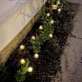 Miniatyrbilde 6 av 7: Solcelledrevne eventyrlys utendørs 20 LED soppdekorasjon, 8 moduser lys sopp LED-dekorasjon KLB