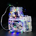 Miniatyrbild 1 av 4: 2 st batteridrivna ljusslingor med 50 LED för inredning