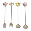 Miniatyrbillede 3 af 8: Japansk 304 rustfrit stål sakura-formet suppeske KLB