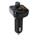 Miniatyrbilde 2 av 8: Bluetooth 5.0 FM-sender, LED-bilradio Bluetooth-adapter KLB