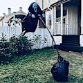 Pikkukuva 2 / 3: 2023-Halloween Ghostface Scream Scarecrow Puutarhakoriste
