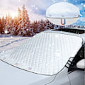 Miniatyrbillede 1 af 5: Frostbeskyttelse til forrude, vinterbeskyttelse til forrude, bilrude