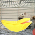 Miniatyrbillede 5 af 5: Banan Hamster Seng Hus Lille Dyr Varm Hængekøje Hus Bur Tilbehør Mus KLB
