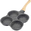 Miniatyrbillede 6 af 7: Æg Pan Omelet Pan Stegning 4 Hul Omelet Pan Non-Stick Stegepander