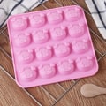 Miniatyrbillede 2 af 2: 4 stk. Silikoneforme i form af grise til gelé, fondant, hård slik, keto-fedtbomber, harpiks