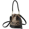 Hinkpåsar för kvinnor, Mini Bucket Bag Khaki KLB