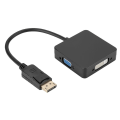 Pikkukuva 2 / 8: 1 DP DisplayPort - VGA DVI HDMI -naarasmuunnin KLB