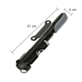 Miniatyrbilde 5 av 8: Premium Mini Sykkelpumpe - Høytrykks Ytelse 100PSI - Sykkel Luftpumpe KLB